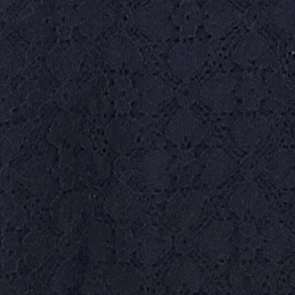 CROFT & BARROW CLASSIC WOMENS PULLOVER NAVY SEAL LACE ACCENT OVERLAY SIZE 3X - Picture 4 of 8